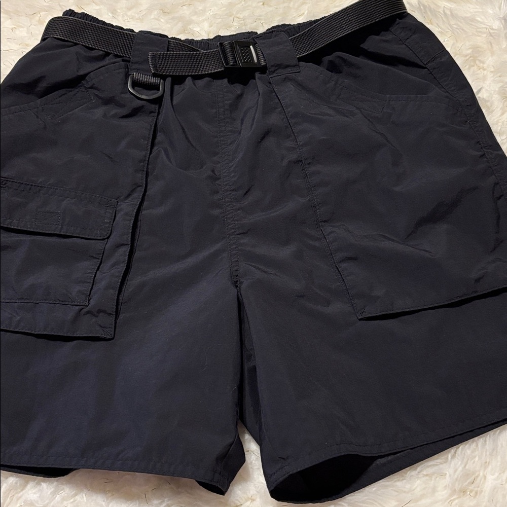 Lands' End Women's Navy Blue Hiking/Camp/Cargo Tech Shorts
